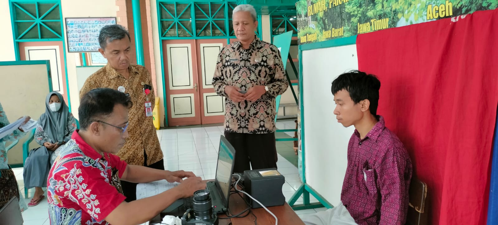 Proses perekaman KTP-el